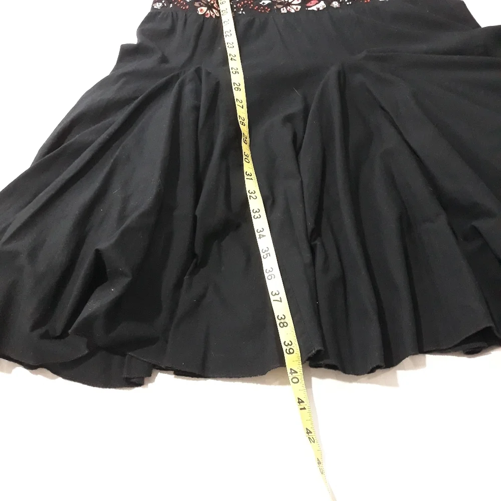 Mix Nouveau 100% Cotton Black Beaded  Dress Size Medium - Picture 11 of 11